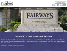 Tablet Screenshot of fairways5.com